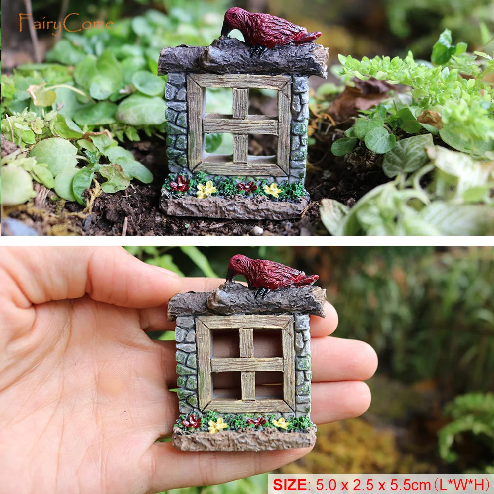 Miniature Garden Fairies Figurines Resin Mini Fairy Statue Figure Fairy Garden Ornaments Decorations Accessories