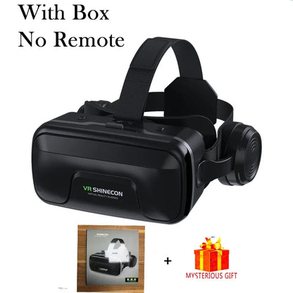 Shinecon VR Glasses 3D Headset Virtual Reality Device Helmet Goggles Lenses Mobile Smartphone Smart Phone Cell Realidade Viar VR