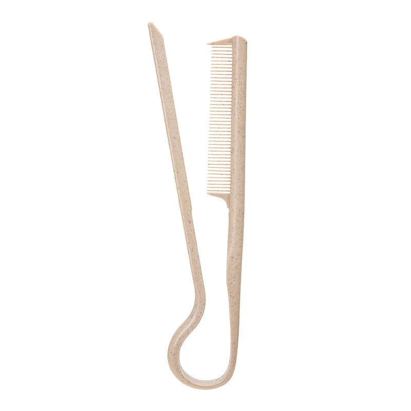 V-Shaped Hair Styling Comb | Manual Fine-Tooth Resin Design | Home & Salon Hair Sectioning