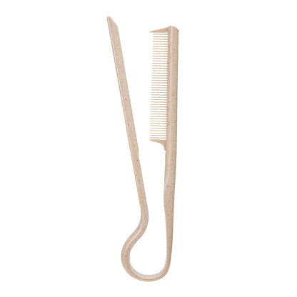 V-Shaped Hair Styling Comb | Manual Fine-Tooth Resin Design | Home & Salon Hair Sectioning