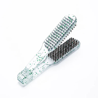 Salon Straightener, Anti-Static Double-Sided Brush and Comb, Suitable for Thick and Rough Hair, Suitable for Straight Hair
