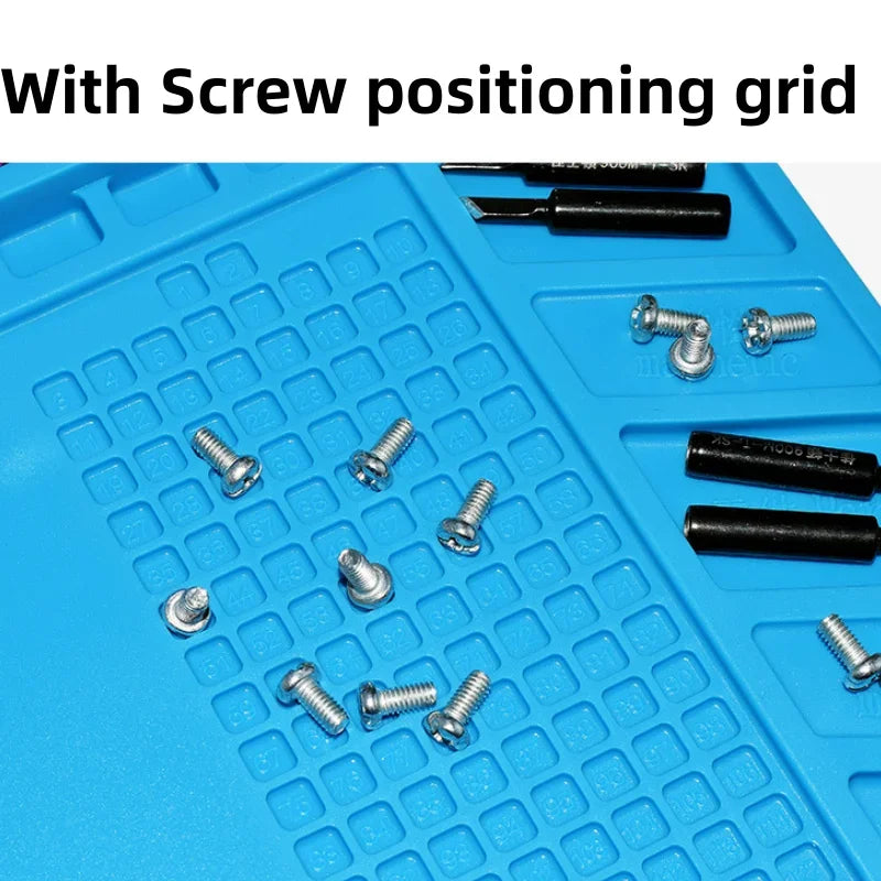 Antistatic ESD Soldering Silicone Mat Heat Resistant Insulation Work Mat Soldering Station Kit Repair Pad Maintenance Platform