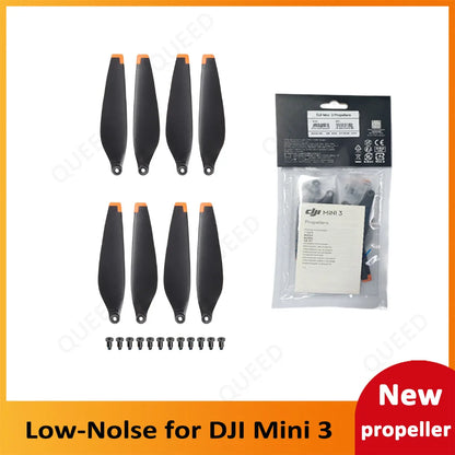 New 4/8PCS Mini 3 drone with low-noise and screw propeller, suitable for DJI Mini 3 accessories