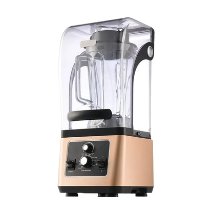 Milk Tea Shop Equipment Commercial Sand Ice Machine Sound Insulation with Hood Noise Reduction Automatic Ice Crusher