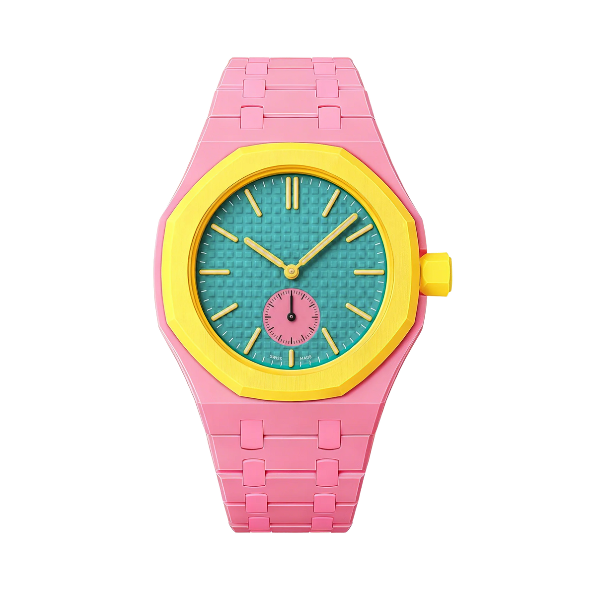 Bioceramic Strap＋Case For Swatch x AP Royal Pop Modification Kit Bracelet Replacement Biomaterials Band For Royal Pop Accessory
