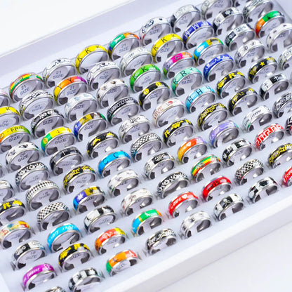 10/20/30/50pcs Classic Fashion Stripe Hollow Colorful Sticker