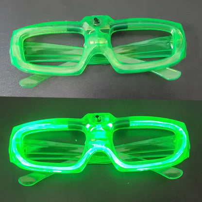 5/10/15/20/30 Pcs Led Neon Party Glasses Light Up Sunglasses Glow in the Dark Glasses for Kids Adults Party Supplies