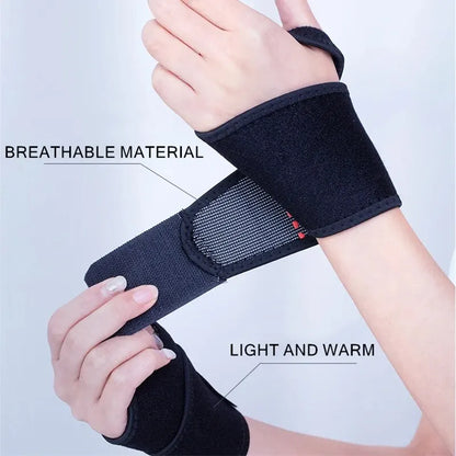 1 Piece Sport Wrist Band Adjustable Support Brace Wrap Hand Comfortable Compression Wristband Relief Wrist Support Strap Belt