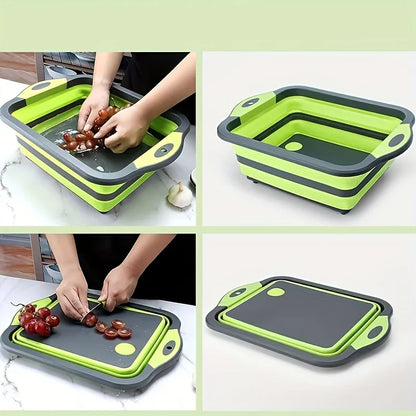Portable Space Saving Basin with Built-in Sink and Storage Function - Perfect for Outdoor Camping Travel Home Folding Basin