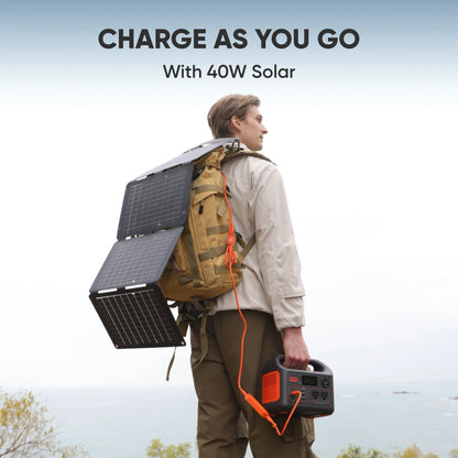 Jackery Portable Power Station Explorer 300 New and Carrying Case (S), Solar Generator for Outdoors Camping, Travel