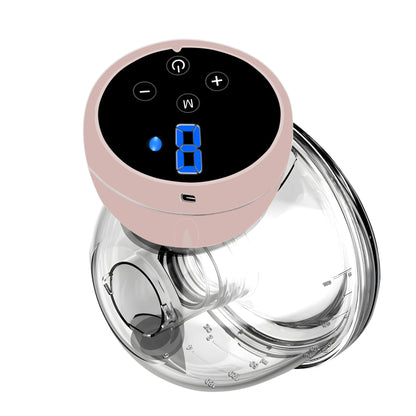 Smart Wearable Breast Pump - Household Electric Comfort Milk Collector with LED Display for Nursing Moms Electric Breast Pump