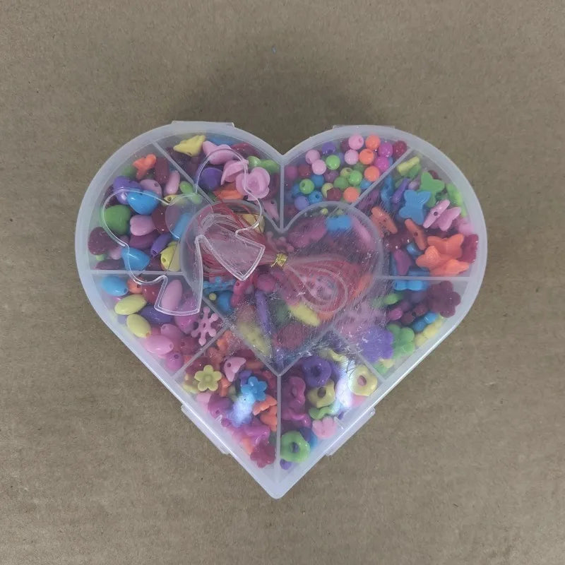 Children Girls Toys 3 ~ 12 Years Old Girl Child Beaded Handmade Toy Suit Birthday Gift Presents Princess Party Hot Sale 2021