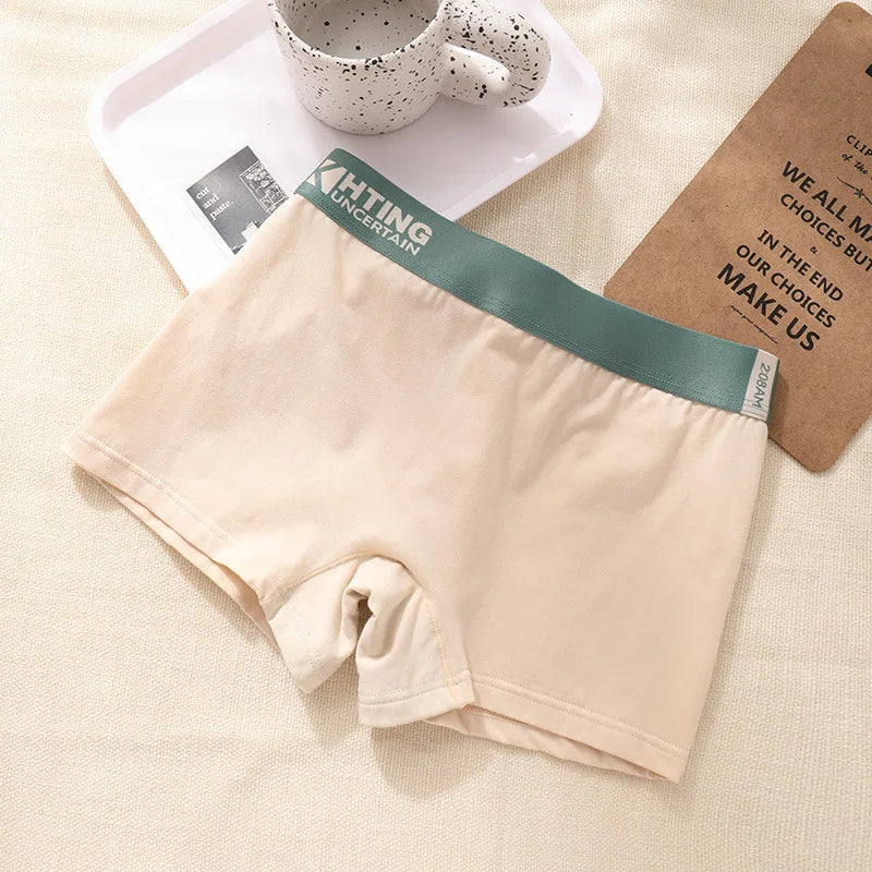 Cotton Women Panties Underwear Women's Intimates Female Breathable Antimicrobial Boyshorts Briefs Sexy Shorts Students Boxers