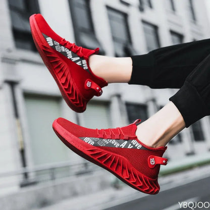 New breathable Sneakers Men's trendy comfort running Shoes Fashion anti slip sports shoes Light Male walking shoe Zapatos Homme