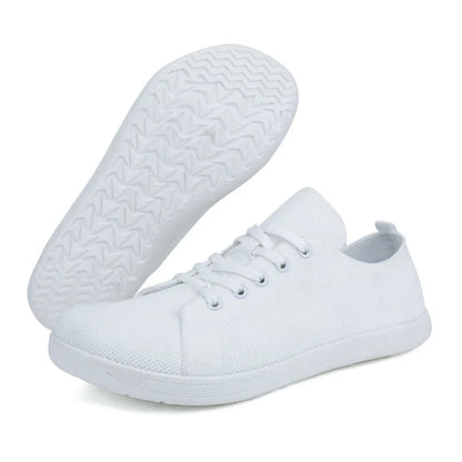 Unisex Wide Barefoot Shoes Wide Toe Cross Trainer Slip on Running Shoes Breathable Mesh Casual Sneakers for Outdoor Sports