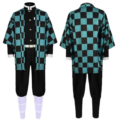 2026 Costume de Cosplay Anime Kamado Tanjirou, tueur de démons, Halloween, dessin animé