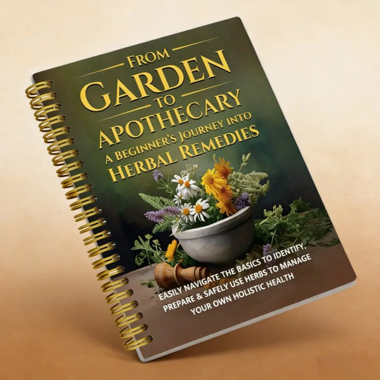 Spiral Bound Herbal Healing Book | Heart Health Blood Pressure Focus Recipes