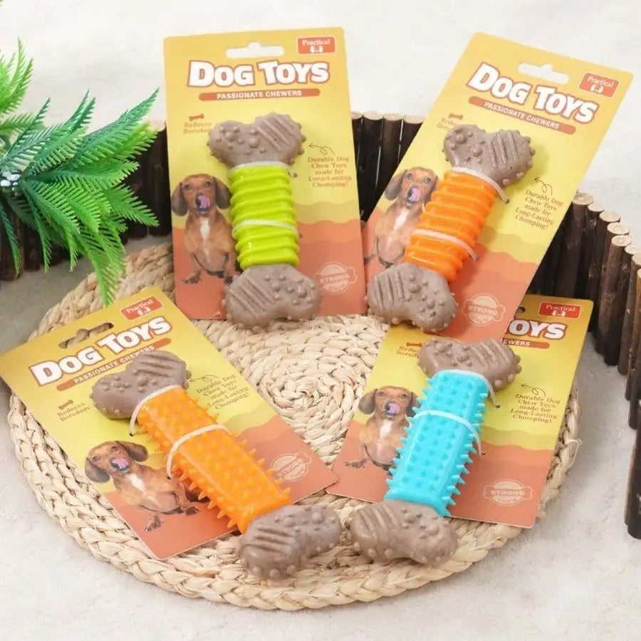 Dog Toy For Self-Amusement And Relaxation. TPR Imitation Bone Chew Stick. Durable And Suitable For Small To Medium-Sized Puppies To Chew. Pet Toy For Pets.