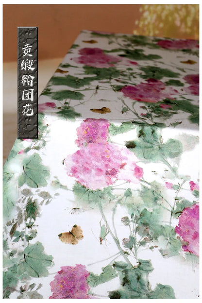 Digital Printed Rayon Fabric Summer By Meters for Women Dress Pajamas Cool Blankets Diy Sewing Soft Smooth Floral Textile Cloth