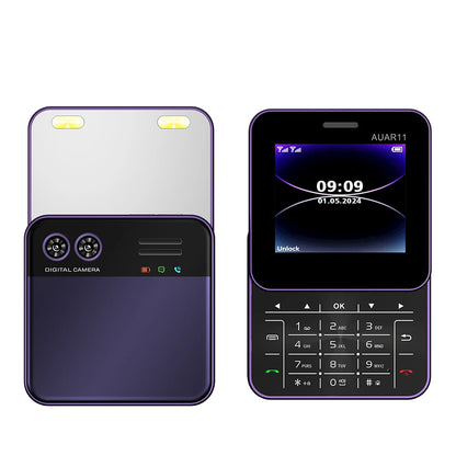 SERVO  Rotatable Mini Mobile Phone 2G GSM 2 SIM Standby Magic Voice FM Radio Quick Dialing Button Slider Small Cellphones
