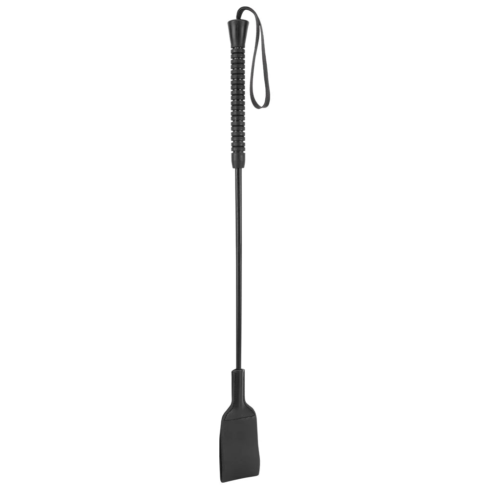 21Inch Riding Crop with Handle Equestrian Training Horse Whip PU Leather Outdoor Portable Pointer for Horses