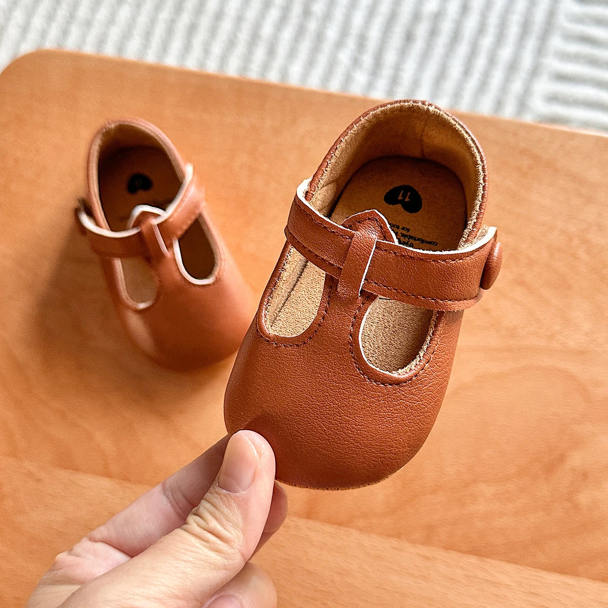 New Baby Shoes Leather Baby Boy Girl Shoes Rubber Sole Anti-slip Multicolor Toddler First Walkers Newborn Crib Toddler Shoes