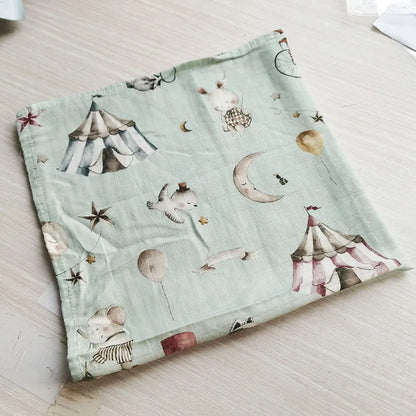 New Cotton Baby Blankets Newborn Soft Cotton Baby Blanket Muslin Swaddle Wrap Feeding Burp Cloth Towel Scarf Baby Stuff 58x58cm