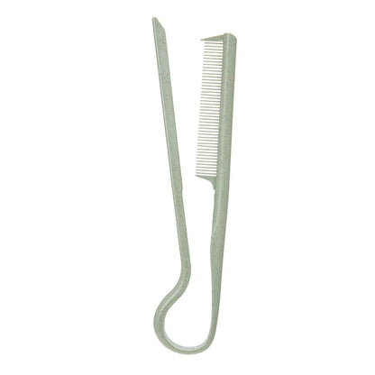 V-Shaped Hair Styling Comb | Manual Fine-Tooth Resin Design | Home & Salon Hair Sectioning
