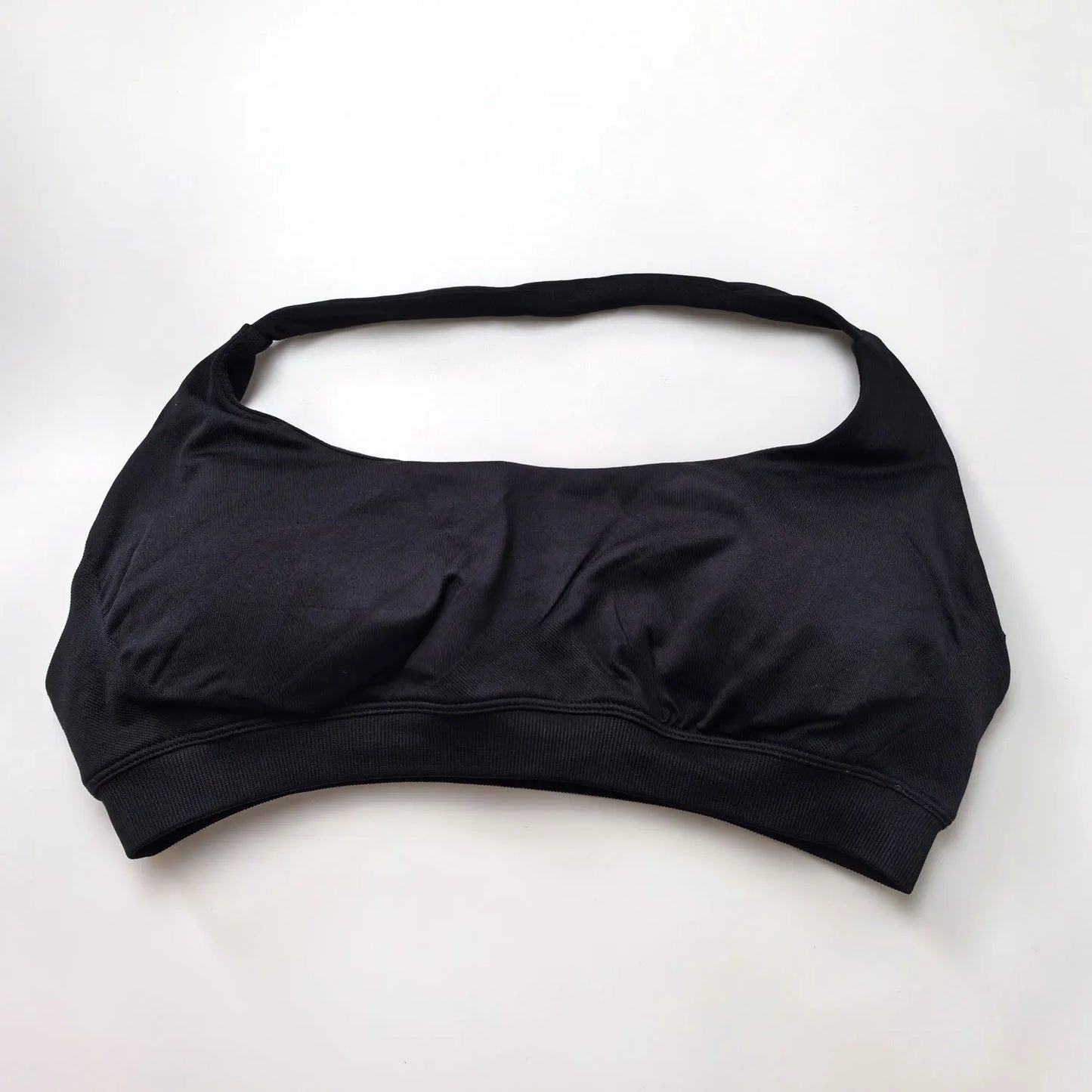 NCLAGEN Sports Bra Women Sportswear Seamless Halter Top High Support Push-up Open Back Gym Wear Fitness Yoga Workout Underwear