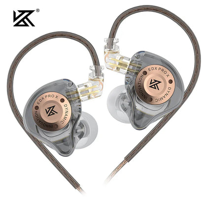 KZ EDX PRO X Dynamic Drive Earphone HIFI Bass Earbud DJ Sport Music Cancelling Headsets