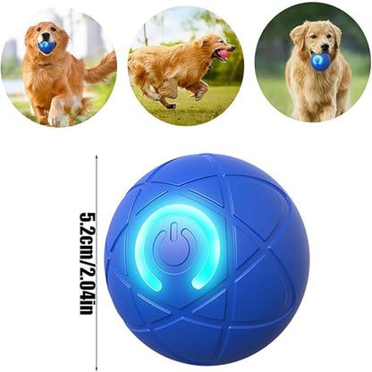 Pet Automatic Rolling Ball Toy Shaky Ball Toy for Dogs Auto Rolling Ball Toys for Puppy USB Rechargeable Interactive Dog Toys