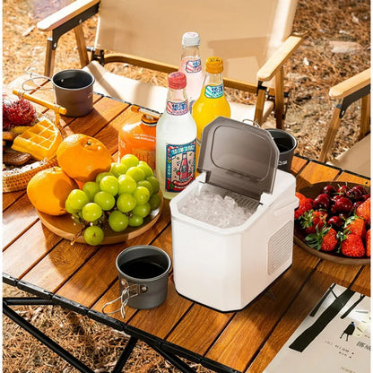 2025 Portable Ice Maker Machine Commercial Smart Mini Ice Machine Furnishing Full Automatic Round Ice Cubes