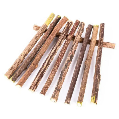 Silvervine Sticks for Cats - Natural Teeth Cleaning Chew Toys, Kitten Teething Training, Catnip Cat Teaser, Pet Supplies