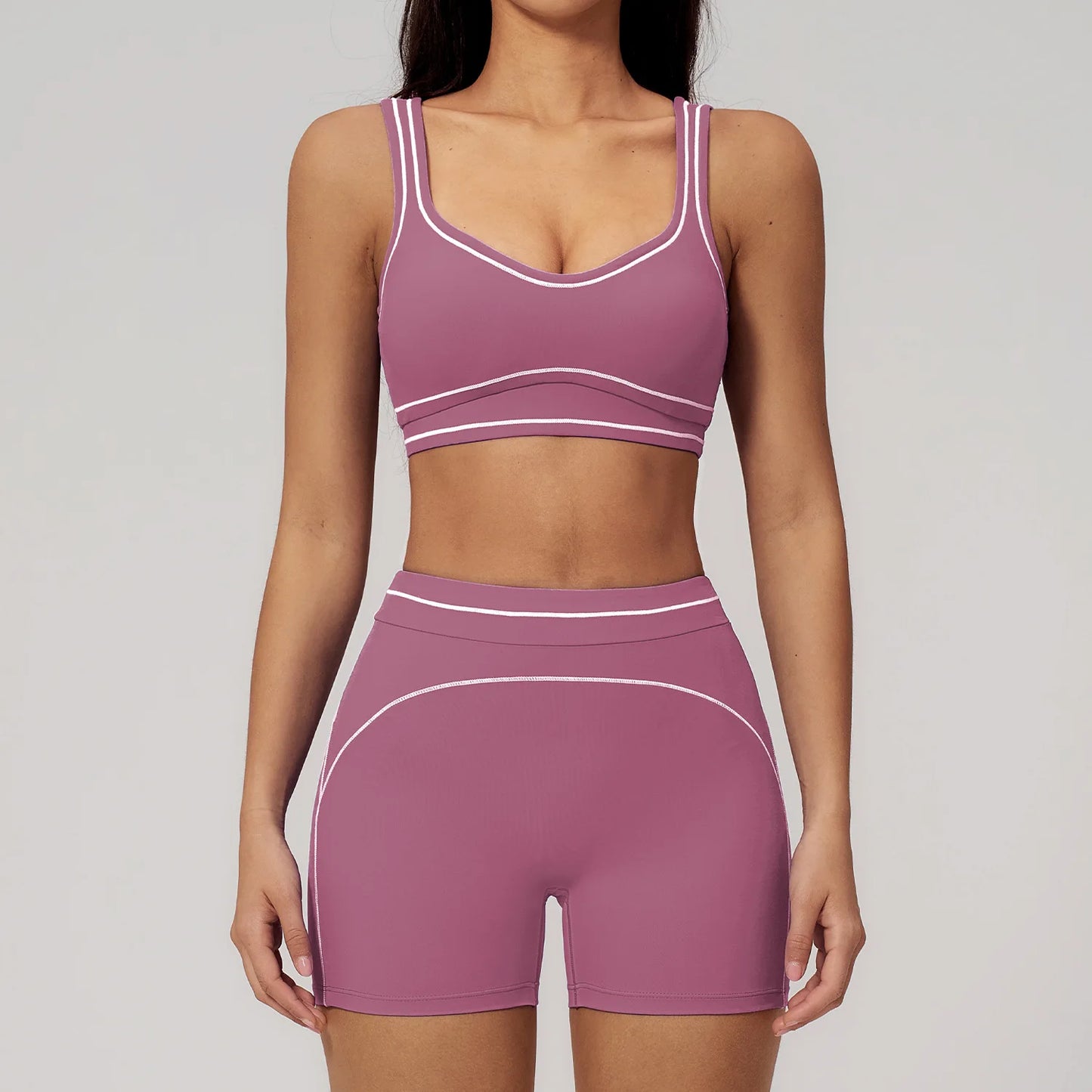 Yoga Suit 2PCS Women Tracksuits Sports Outfits Gym Clothes Running Sports Bra Suits Female Workout Yoga Clothes Athletic Wear