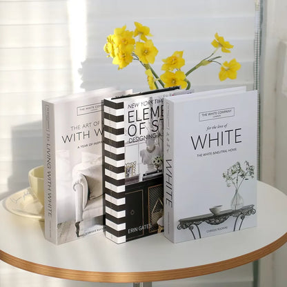 Luxury Fake Books Home Decoration Accessories for Living Room Fashion Fake Book Storage Box Simple Nordic Coffee Table Books