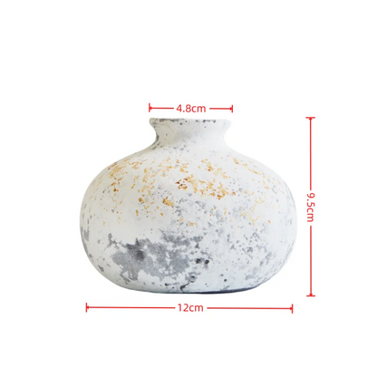 Ceramic Vases Ornaments Nostalgic Handmade Flower Vase For Home Decoration Vase For Dried Flowers Table Decoration