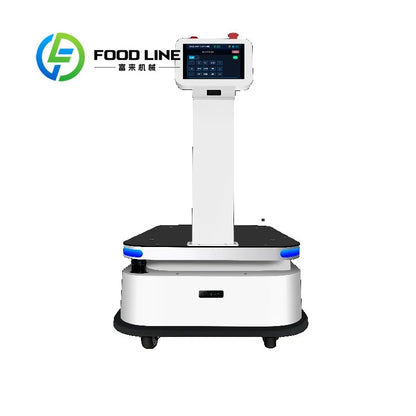 AGV Delivery Robot Low Height Frame Design Guided Delivery Vehicle Suitable For Transporting Low-Placed Pallets Inside Storage