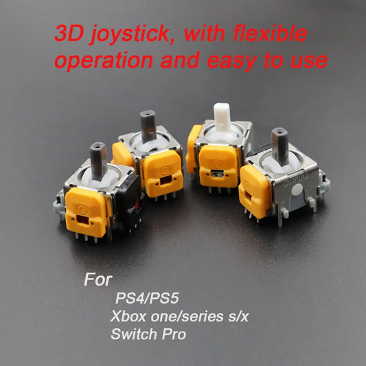 1 PCS 3D Joystick, Suitable for PS4, PS5, XBOX ONE, and SWITCH PRO Models. It Is Highly Flexible in Operation and Easy to Use.