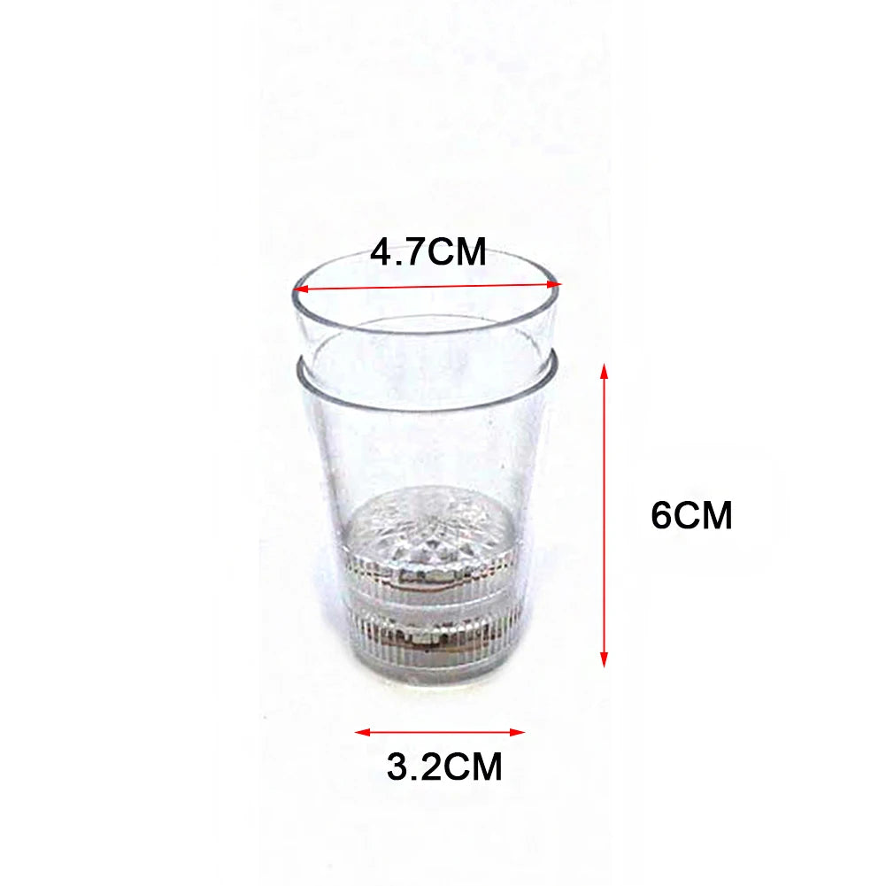Led Cup Colorful Wine Glass Bar Drink Party Color Changing Cup Luminous Beer Mug Liquid Water Induction Flashing Glass For Vodka