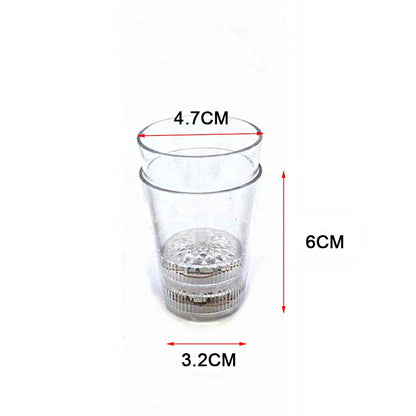Led Cup Colorful Wine Glass Bar Drink Party Color Changing Cup Luminous Beer Mug Liquid Water Induction Flashing Glass For Vodka