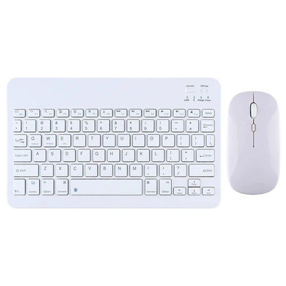 2026 New 10 inch For iPad Pro 11 Bluetooth Wireless Keyboard and Mouse English Hebrew For Android IOS Windows Phone Tablet