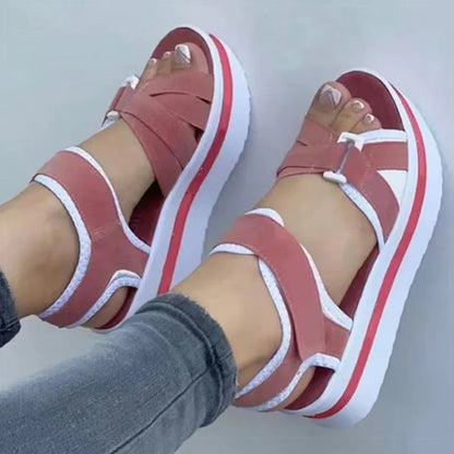 Women's Wedges Platform Sandals Summer 2024 New Woman Fashion Casual Sandals Heeled Shoes Female Footwear Wedges Shoes
