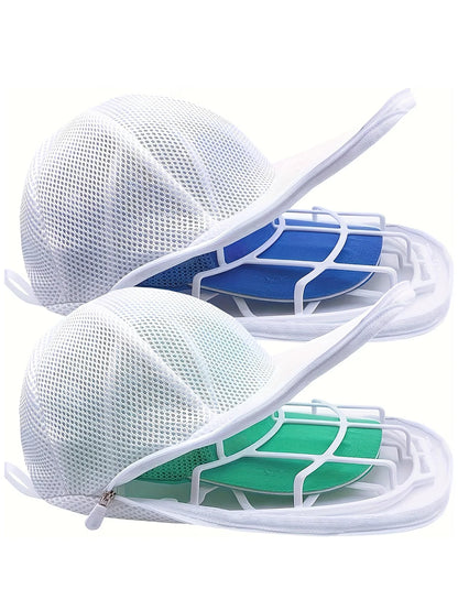 2Pcs/set Hat washing set, baseball duckbill cap, washing and sun drying integrated, non deformed machine wash protective rack