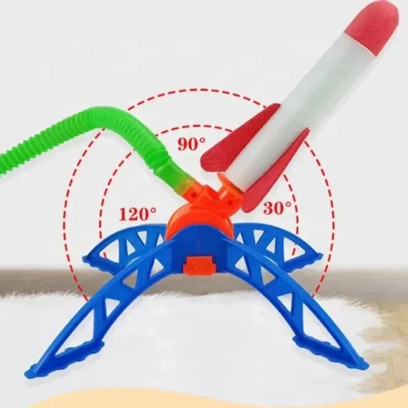 Flying Rocket Launch Cannon Foot Stepping Soaring Rocket Foot Stepping Toy Outdoor Flying Cannon Foot Stepping Children's Toy