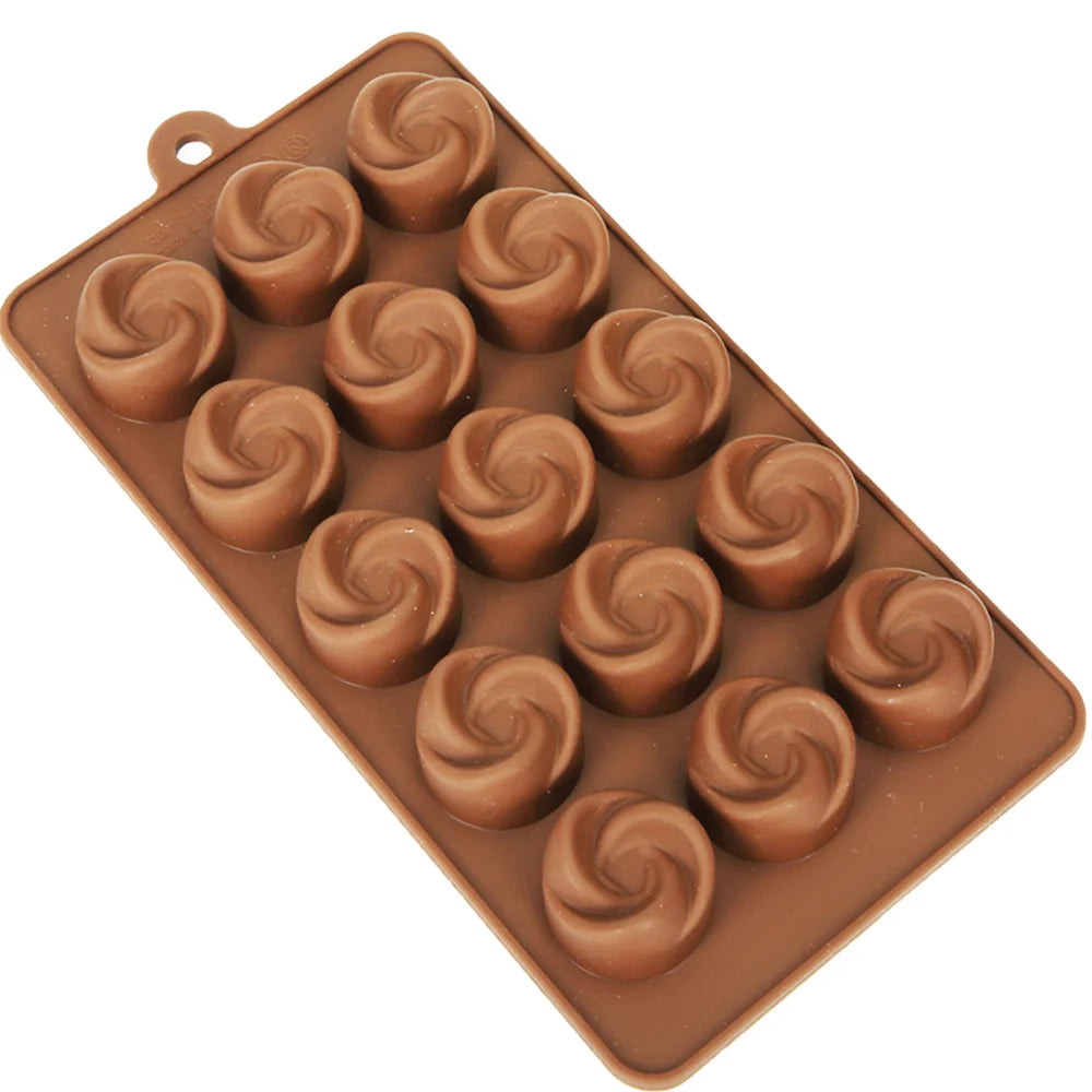 Silicone Chocolate Molds, Non-Stick Candy Molds for Making Bite Size Chocolates, Candies, Truffles, Gummies, Jelly