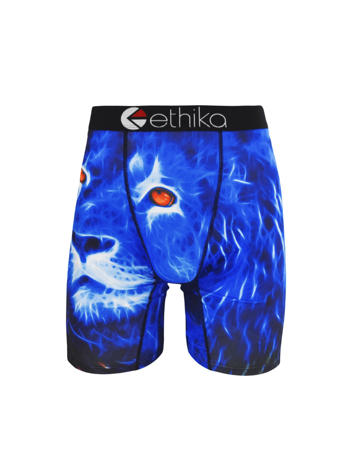 ETHIKA 1Pcs Men Underwear Boxers Breathable Mesh Crotch Man Underpants Plus Size L-3XL Mens Panties Printed Men's Boxers Briefs