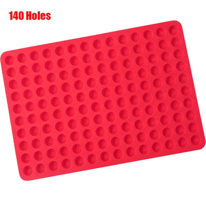 468-Cavity Mini Round Silicone Chocolate Drops Mold Dog Treats Pan Semi Sphere Gummy Candy Moulds Ganache Jelly Caramels Cookies