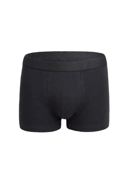 5 Packs Bamboo Fiber Man Plus Size S-2XL Underwear Men Flat Feet Gym Shorts Panties Black Underpants Gifts