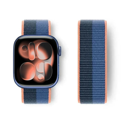 Nylon Loop for Apple Watch Band S11 46mm 40mm 44mm 45mm 42mm 41mm 49mm Smart Belt Bracelet for IWatch 11/10/9/8/7/6/SE/5/4 Strap