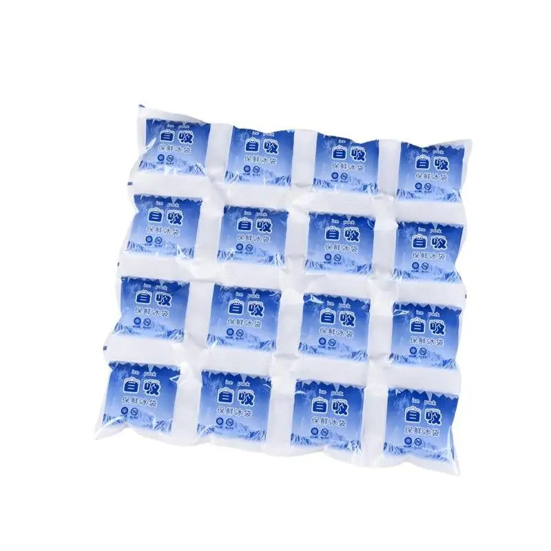 Reusable Gel Cooler Bag with 12 16 24 Grids for Food Can Wine Fresh Keeping for Outdoor Picnic Camping Storage